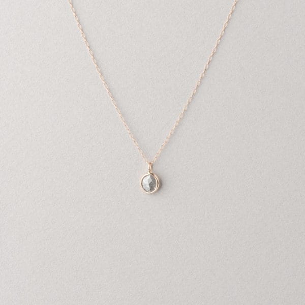 gray diamond necklace